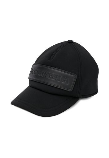 Dolce & Gabbana Kids logo patch baseball cap - Black