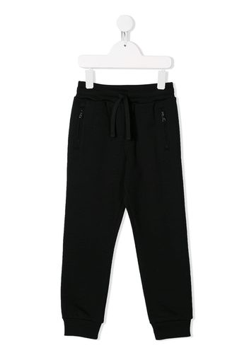 Dolce & Gabbana Kids mid-rise track pants - Black
