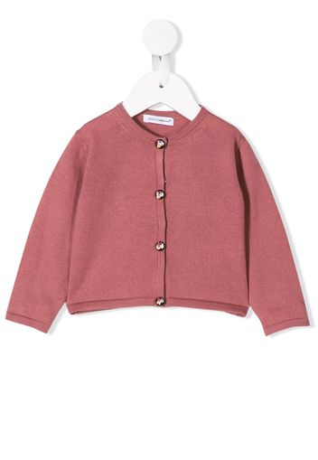 Dolce & Gabbana Kids long sleeve cardigan - Pink