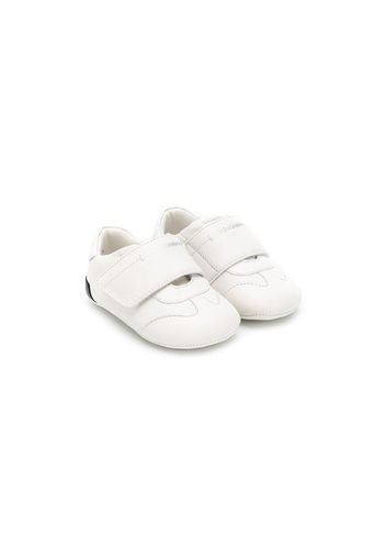 Dolce & Gabbana Tapered-Hose mit Nadelstreifen Schwarz Kids low top pre-walkers - White