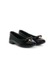 Dolce & Gabbana Kids patent ballerinas - Black