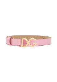 Dolce & Gabbana Kids 'DG' logo belt - Pink