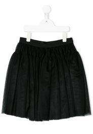 rushed mini skirt