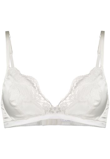 Dolce & Gabbana Underwear lace inserts bra - White