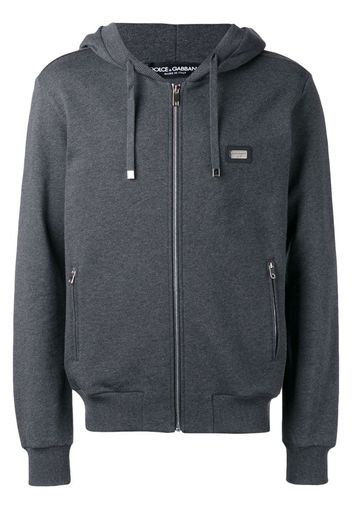 drawstring zip hoodie