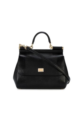 medium Black Sicily shoulder bag