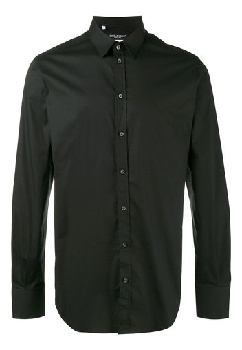 Dolce & Gabbana small collar shirt - Black