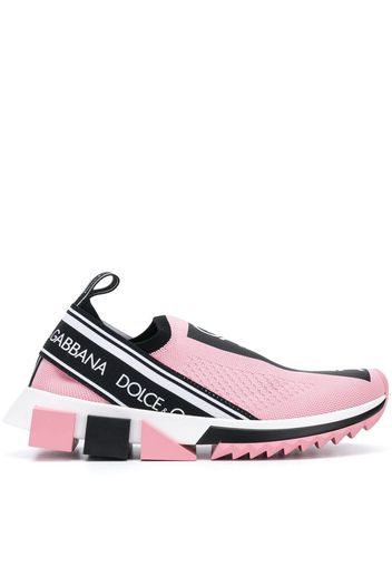 Dolce & Gabbana logo sock sneakers - Pink