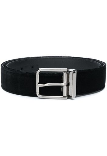 Dolce & Gabbana velvet belt - Black