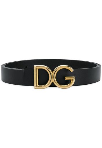 Dolce & Gabbana DG buckle belt - Black