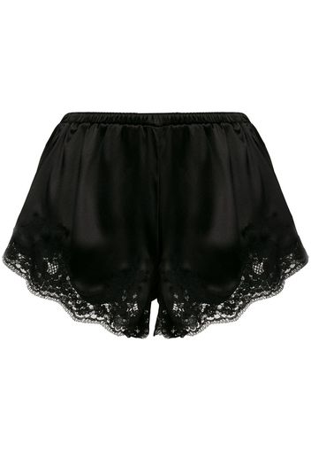 Dolce & Gabbana lace trim shorts - Black