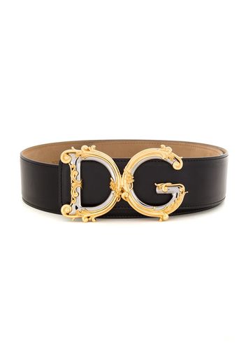 Dolce & Gabbana embellished buckle belt - Black