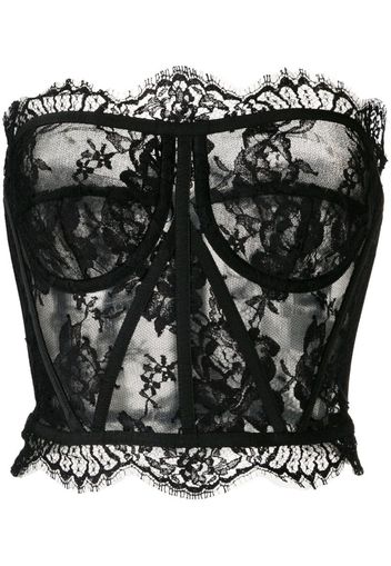 floral lace corset