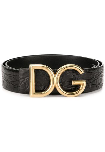 Dolce & Gabbana DG logo belt - Black