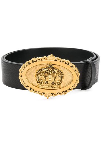 Dolce & Gabbana logo plaque belt - Black