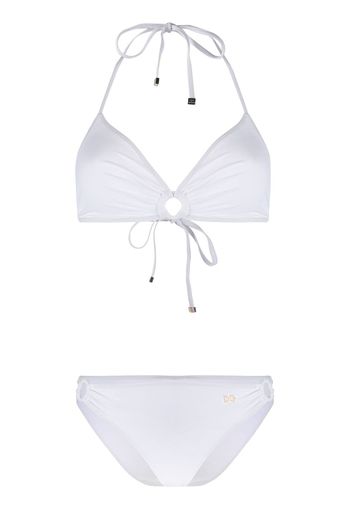 Dolce & Gabbana triangle bikini set - White