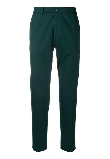 Dolce & Gabbana slim-fit chino trousers - Green
