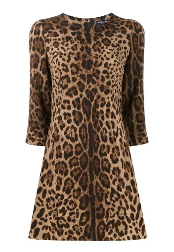 Dolce & Gabbana leopard print dress - Neutrals