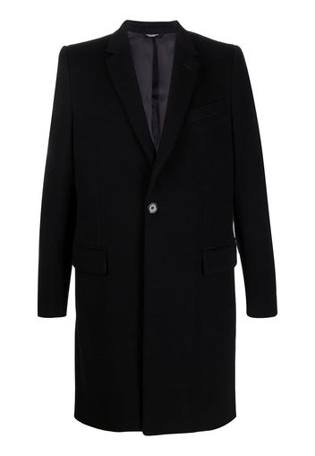 Dolce & Gabbana single-breasted tailored coat - Black