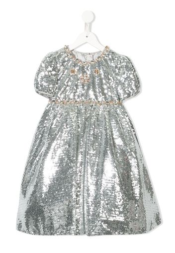 sequin embellished party dress