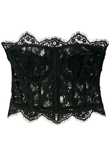 floral lace corset top