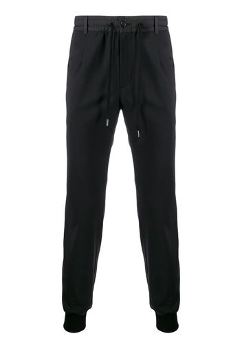 stretch wool jogging bottoms