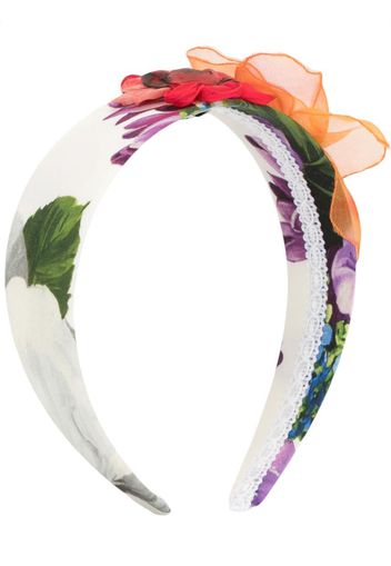 flower appliqué headband