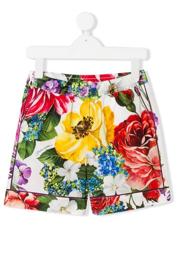 floral print shorts