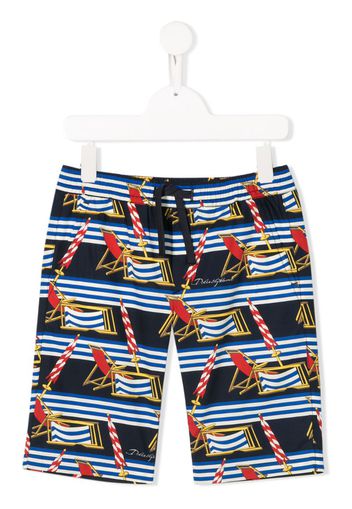 all-over print swim shorts