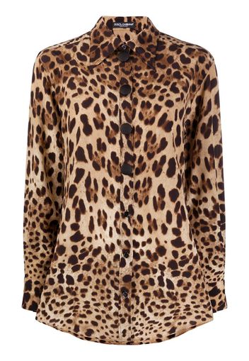 leopard print blouse