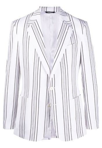 striped pattern blazer