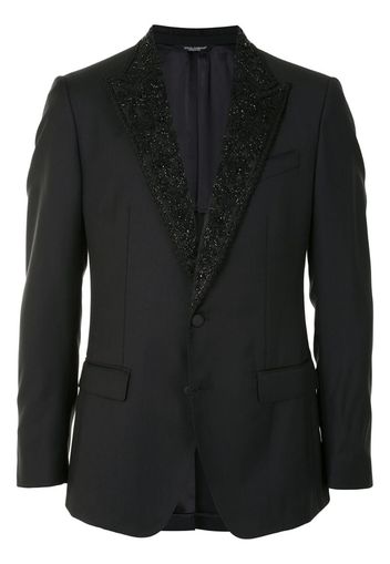 appliqué lapel jacket