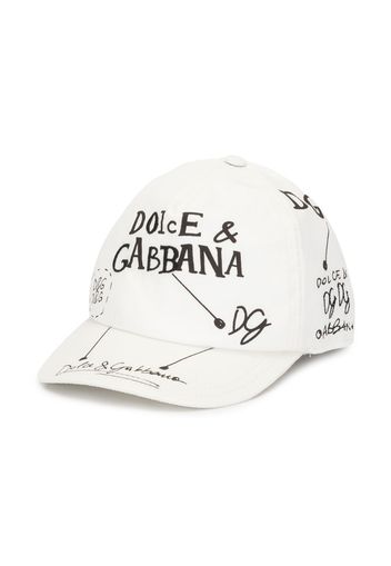 logo-print baseball cap