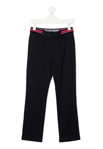 logo waist trousers