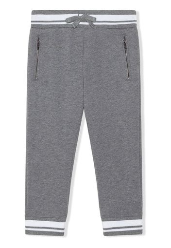 stripe-trim track pants