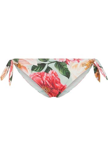 floral-print bikini briefs