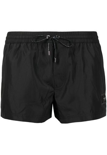 logo-patch swim shorts