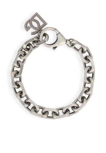 Dolce & Gabbana chunky curb-chain bracelet - Silver