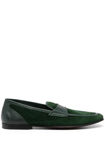 Dolce & Gabbana slip-on leather loafers - Green