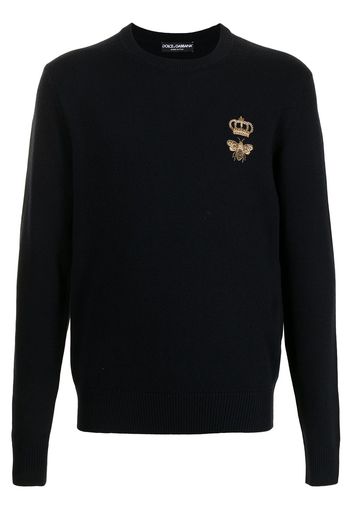 Dolce & Gabbana logo-patch jumper - B0665