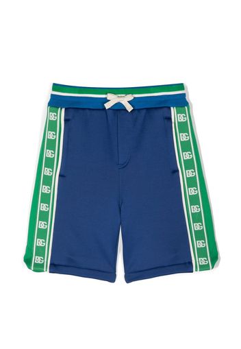 Dolce & Gabbana Kids drawstring track shorts - Blue