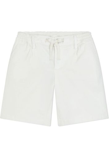 Dolce & Gabbana Kids Gabardine straight-leg bermuda shorts - White