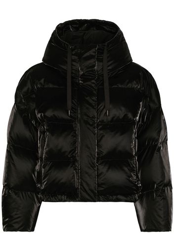 Dolce & Gabbana coated puffer jacket - Black