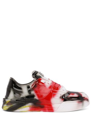 Dolce & Gabbana New Roma graffiti-print sneakers - White