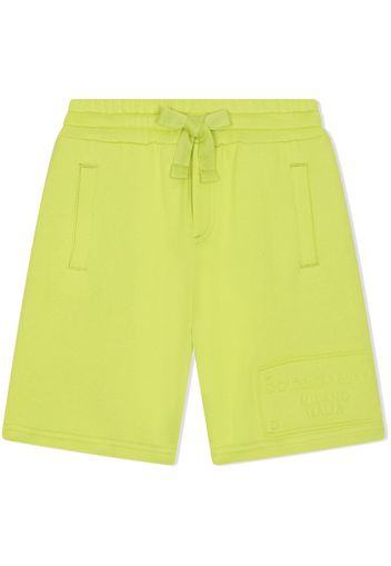 Dolce & Gabbana Kids drawstring-waist shorts - Green