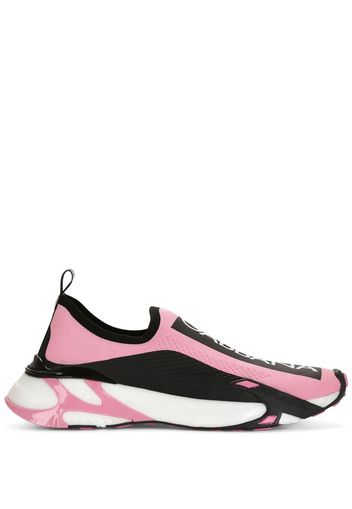 Dolce & Gabbana logo-print low-top sneakers - Pink