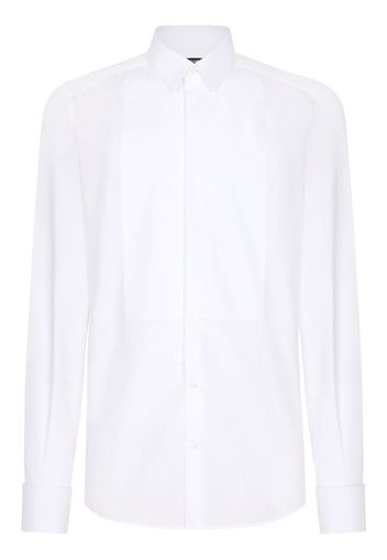 Dolce & Gabbana logo-patch shirt - White