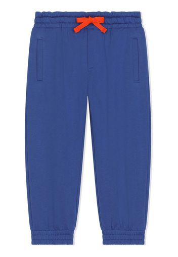 Dolce & Gabbana Kids cotton track pants - Blue