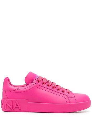 Dolce & Gabbana logo low-top sneakers - Pink