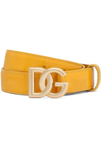 Dolce & Gabbana logo-buckle leather belt - 80233